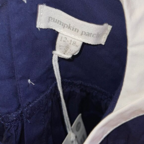 NWT Pumpkin Patch Sailor Dress Baby Girls 12 18 Months Sleeveless Diaper Cover - Picture 9 of 10